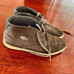 Lacoste- Grey High-Top Shoes [9.5US]